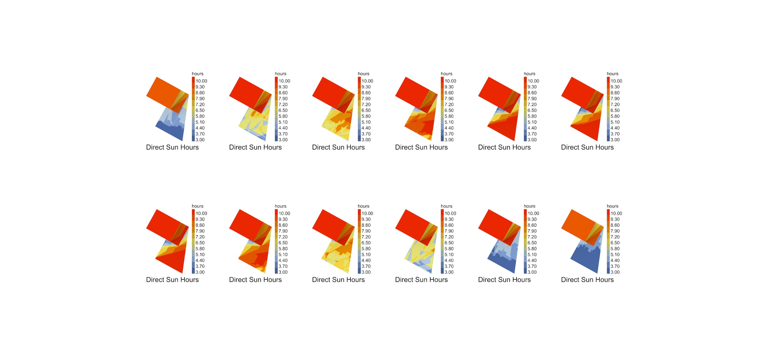 Sunlight Analysis plan view